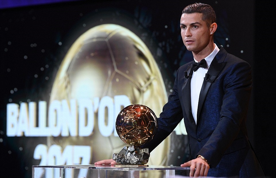 Cristiano Ronaldo có bao nhiêu Quả bóng vàng FIFA?